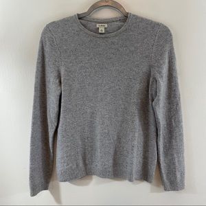 LL Bean Gray Crewneck Sweater